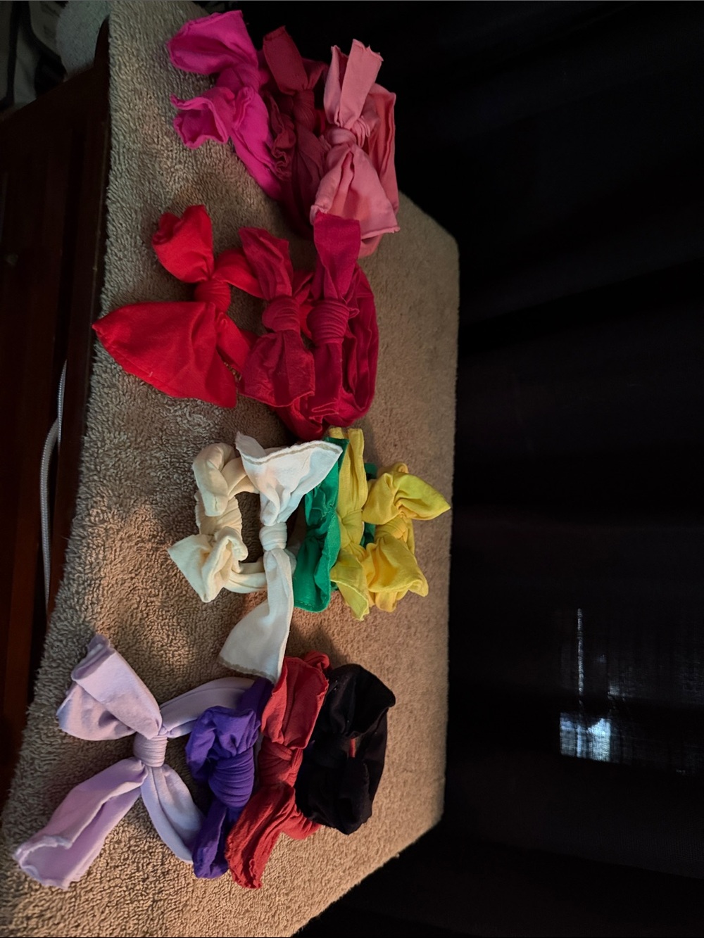 Baby Knot Headbands - Assorted Pink, Red, Purple, Green, Yellow, White, Black